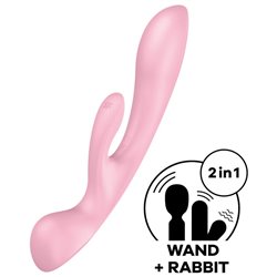 Satisfyer Vibrador Hubrido Triple Ohh - Rosa