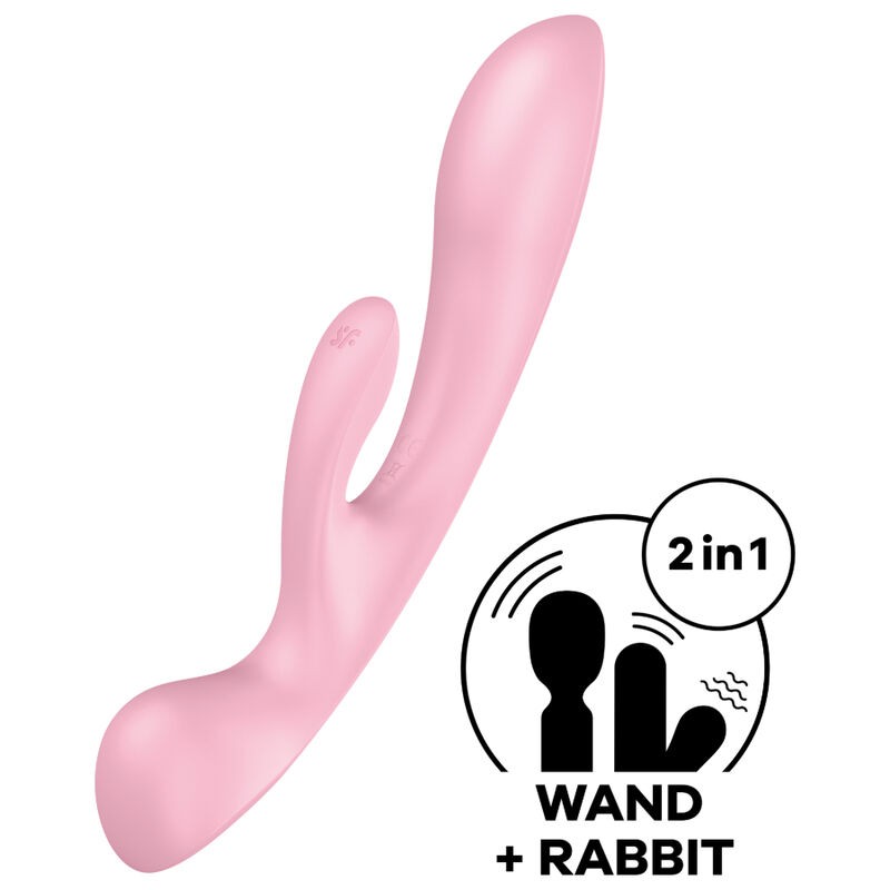 Satisfyer Vibrador Hubrido Triple Ohh - Rosa