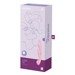 Satisfyer Vibrador Hubrido Triple Ohh - Rosa