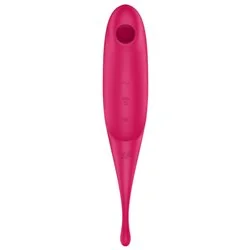 Satisfyer Estimulador e Vibrador de Pulso de Ar Twirling Pro Vermelho