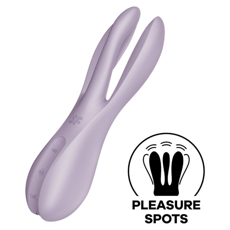 Satisfyer Vibrador Satisfyer Threesome 2 Lilas