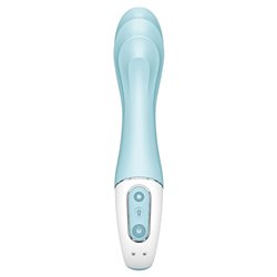 Satisfyer Vibrador de Bomba de Ar 5+ Vibrador de Ponto G Inflável Azul