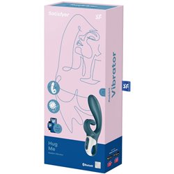 Satisfyer Vibrador Connect Hug Me Rabbit Azul