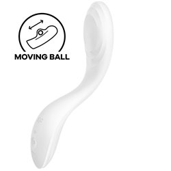 Satisfyer Vibrador de Ponto G de Prazer Rrolling Branco