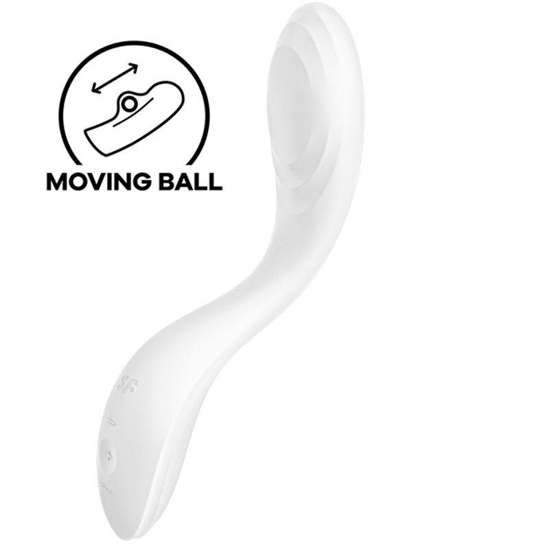 Satisfyer Vibrador de Ponto G de Prazer Rrolling Branco