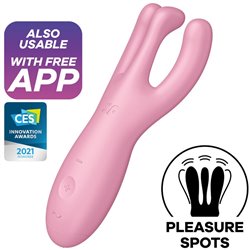 Satisfyer Vibrador Connect Threesome 4 Vibrador Rosa