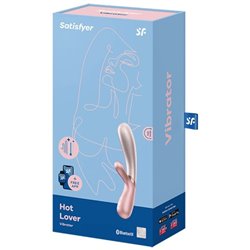 Satisfyer Hot Lover Vibrador Rosa Beige