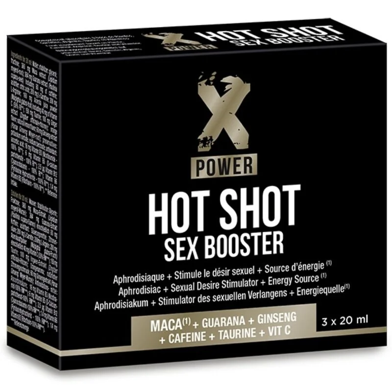 Xpower Afrodisíaco Hot Shot Sex Booster 3x20ml