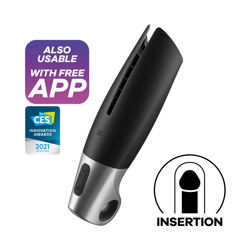 Satisfyer Masturbador Power Com App Preto