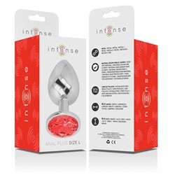 Intense Fun Intense - Anal Plug Metal Red Size L