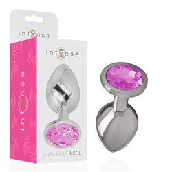 Intense Fun Intense - Anal Plug Metal Pink Size L