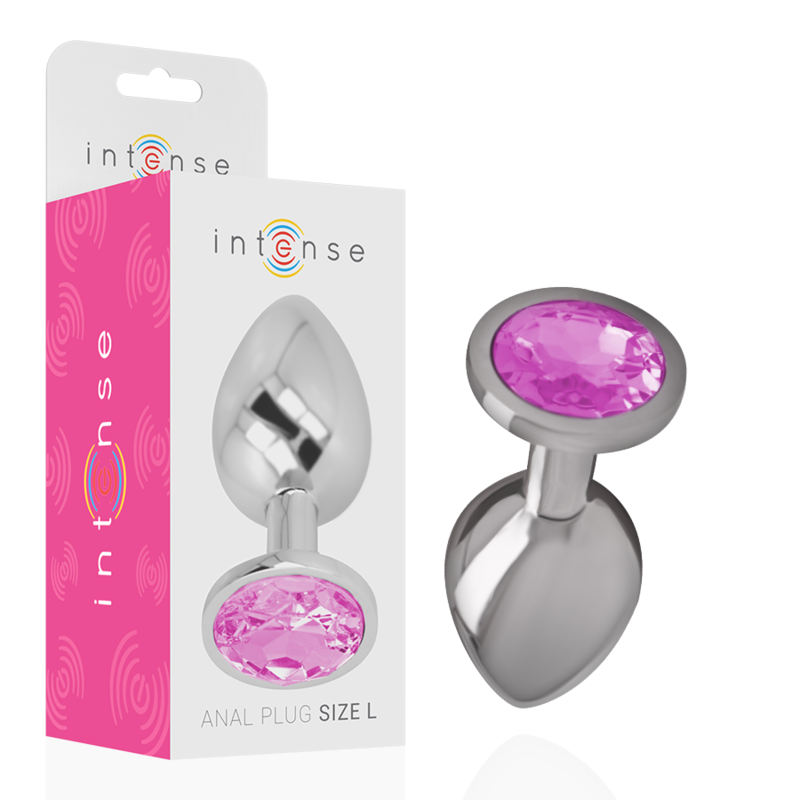 Intense Fun Intense - Anal Plug Metal Pink Size L