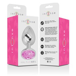 Intense Fun Intense - Anal Plug Metal Pink Size L