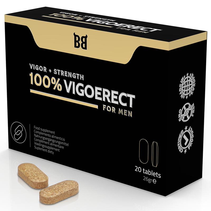 Blackbull 100% Vigor Erect para Homem 20 Caps