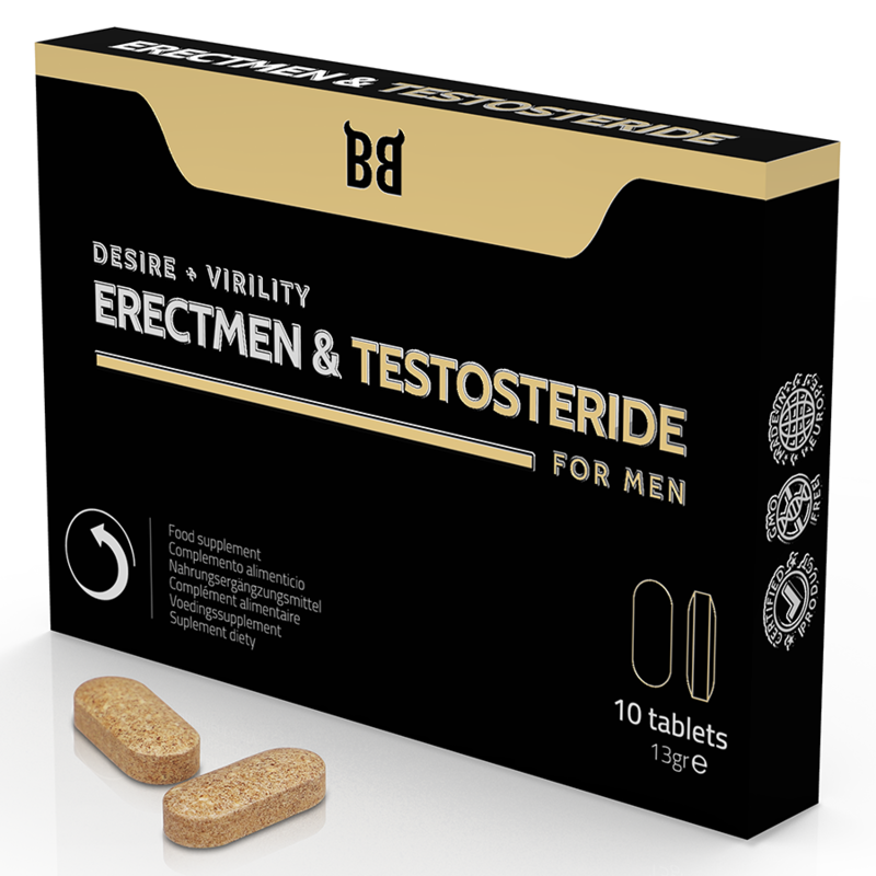 Blackbull Erectmen & Testosteride Homem 10 Caps.