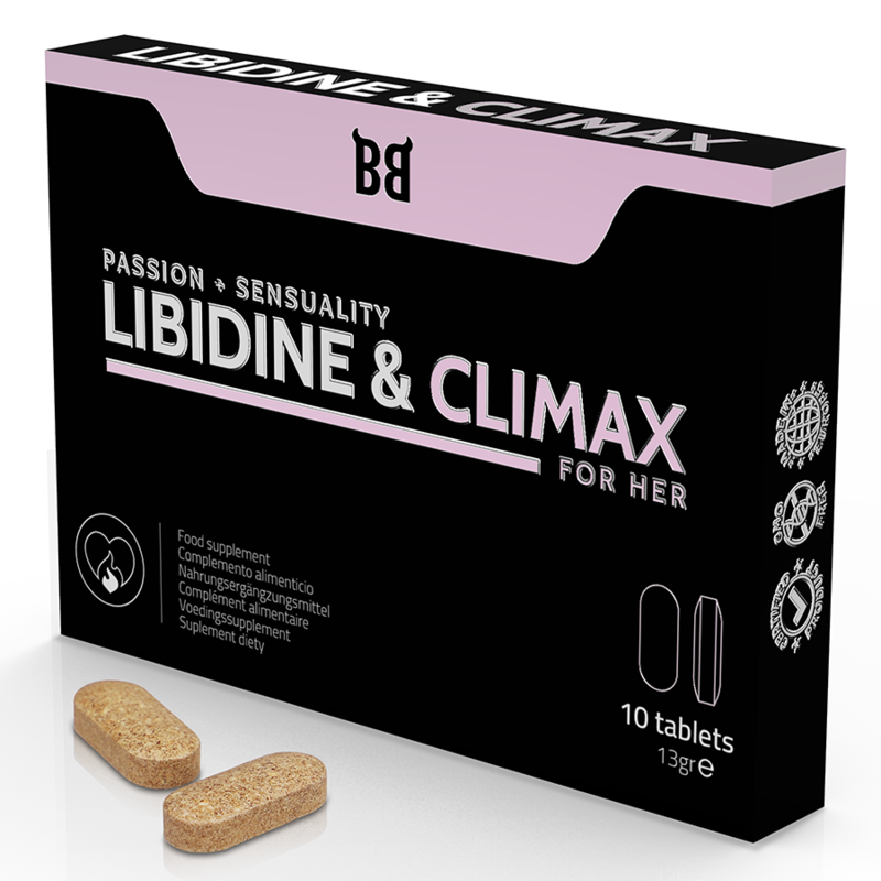 Blackbull Libidine & Climax Aumento Libido Mulher 10 Caps.