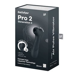 Satisfyer Estimulador Pro 2 Geração 3 Bluetooth Preto