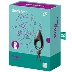 Satisfyer Vibrador de Anel de Sniper Preto