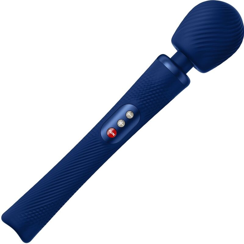 Fun Factory Vim Silicone Recarregável Estimulador Rumble Wand Azul