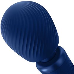 Fun Factory Vim Silicone Recarregável Estimulador Rumble Wand Azul