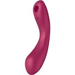 Satisfyer Vibrador Curve Trinity 1 Air Pulse Vibration Vermelho Satisfyer Vibrador Curve Trinity 1 Air Pulse Vibration Vermelho