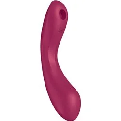 Satisfyer Vibrador Curve Trinity 1 Air Pulse Vibration Vermelho Satisfyer Vibrador Curve Trinity 1 Air Pulse Vibration Vermelho