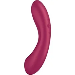 Satisfyer Vibrador Curve Trinity 1 Air Pulse Vibration Vermelho Satisfyer Vibrador Curve Trinity 1 Air Pulse Vibration Vermelho