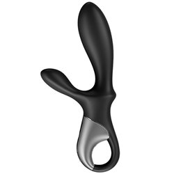 Satisfyer Vibrador Heat Climax + APP Vibrador Anal Preto