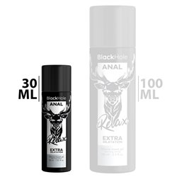 Black Hole Gel Lubrificante Base de Silicone Dilatação Anal 30ml