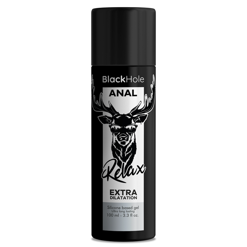 Black Hole Gel Lubrificante Base de Silicone Dilatação Anal 100ml