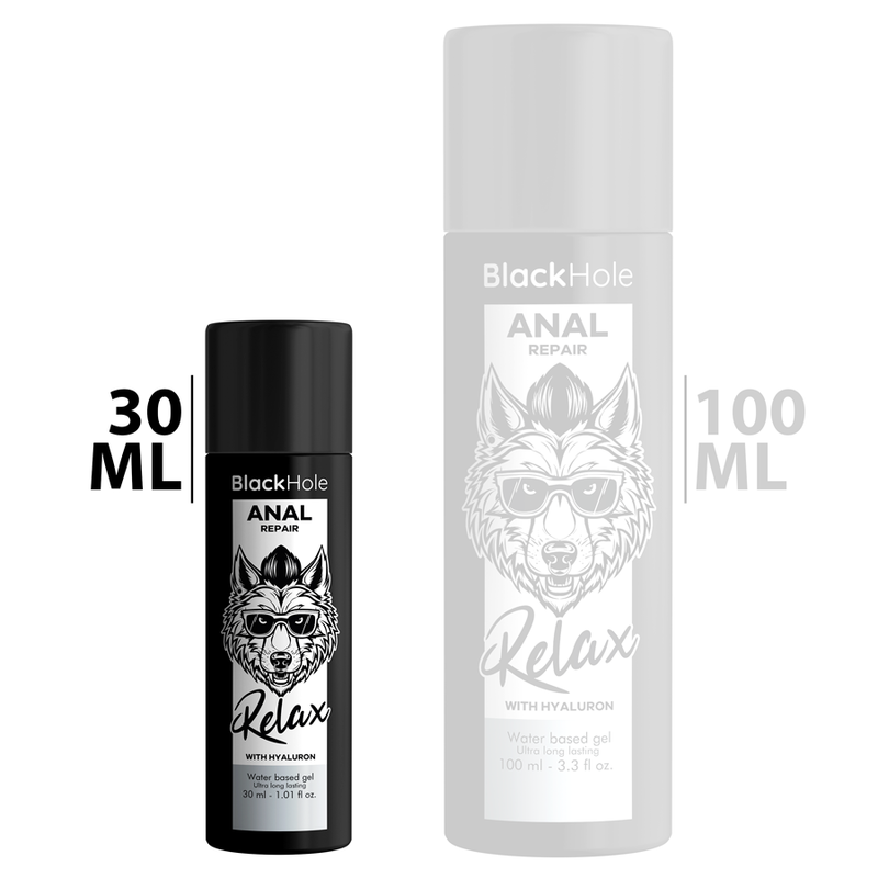 Black Hole Gel Lubrificante Reparador Anal 30ml