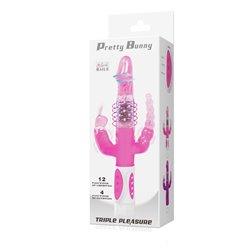 Ly-baile Vibrador Triplo Pretty Bunny