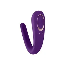 Satisfyer Vibrador Partner para Casal com Carregador USB Roxo
