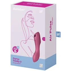 Satisfyer Curvy Trinity 3 Estimulador Vermelho