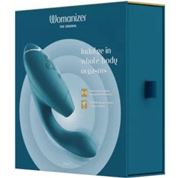 Womanizer Duo 2 Stimulator Vibrator Blue Petrol