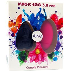 Alive Ovo Vibratório Magic Egg 3.0 Remote Control Rosa