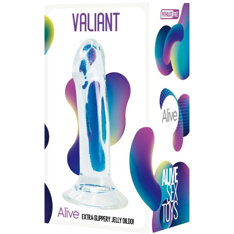 Alive Valiant Dildo Jelly 16 cm Transparent