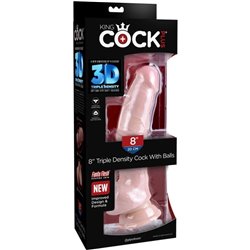 Pipedream Dildo Kingcock Dildo Tripla Densidade 18,4 X 4,8 cm