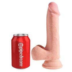 Pipedream Dildo Kingcock Dildo Tripla Densidade 16,5 X 4,6 cm