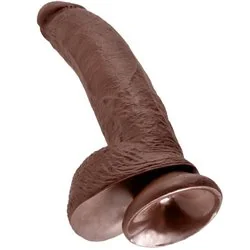 Pipedream Dildo Realístico com Testículos King Cock 9" Brown