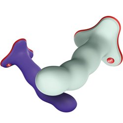 Fun Factory Bouncer Rumbling Dildo Purple 18,5 cm