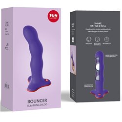 Fun Factory Bouncer Rumbling Dildo Purple 18,5 cm