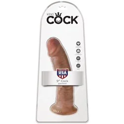King Cock 9'' Dildo Realistico Caramelo