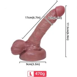 Armony Dildo Realista Silicone Liquido 17cm